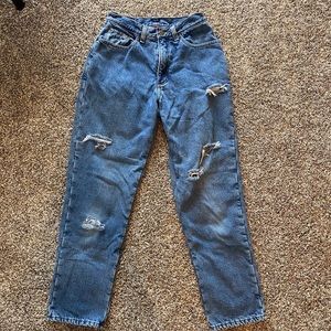 Vintage L. L. Bean Fleece-Lined Mom Jeans